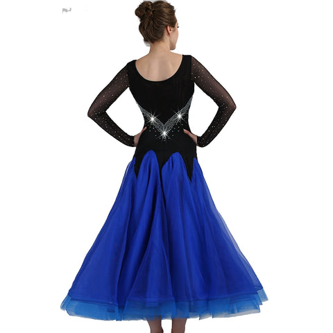 Ballroom Dance Dresses Waltz Tango Dresses for the National Standard Dance Fashion Show Competition - Moderndancedress.com