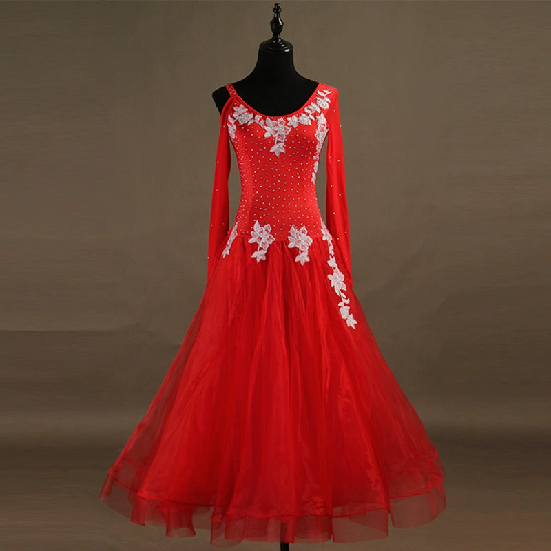 Ballroom Dance Dresses Waltz National Standard Dress high-end modern competition dress - Moderndancedress.com