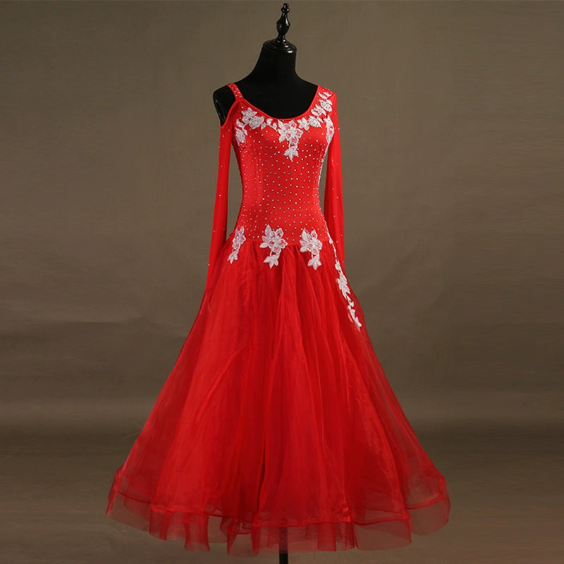 Ballroom Dance Dresses Waltz National Standard Dress high-end modern competition dress - Moderndancedress.com