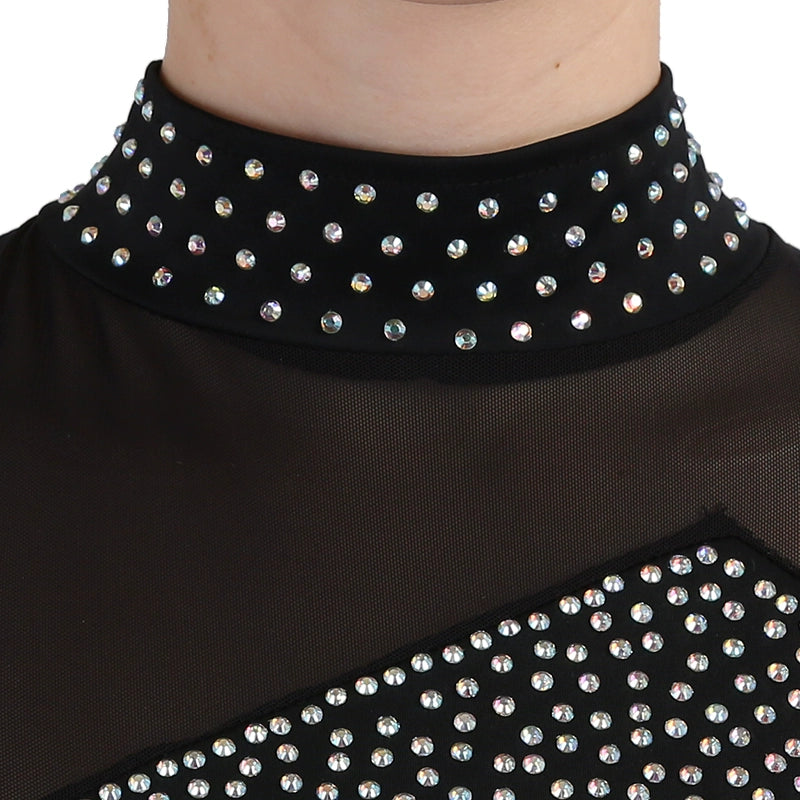 Ballroom Dance Dresses High-collar National Standard Dance Dresses, Modern Dance Dresses - Moderndancedress.com
