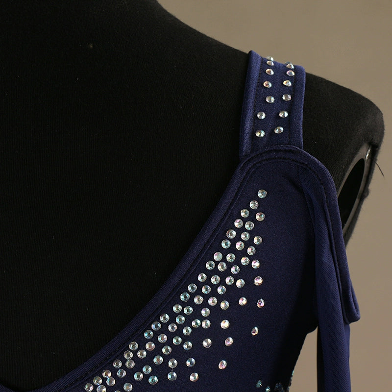 Ballroom Dance Dresses High-class diamond-inlaid modern costume group ballroom dress Waltz dress - Moderndancedress.com