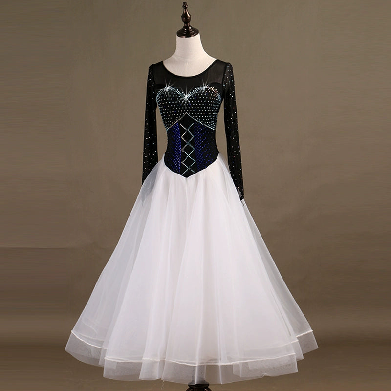 Ballroom Dance Dresses Multicolor Selection of Advanced Diamond Mosaic Dresses