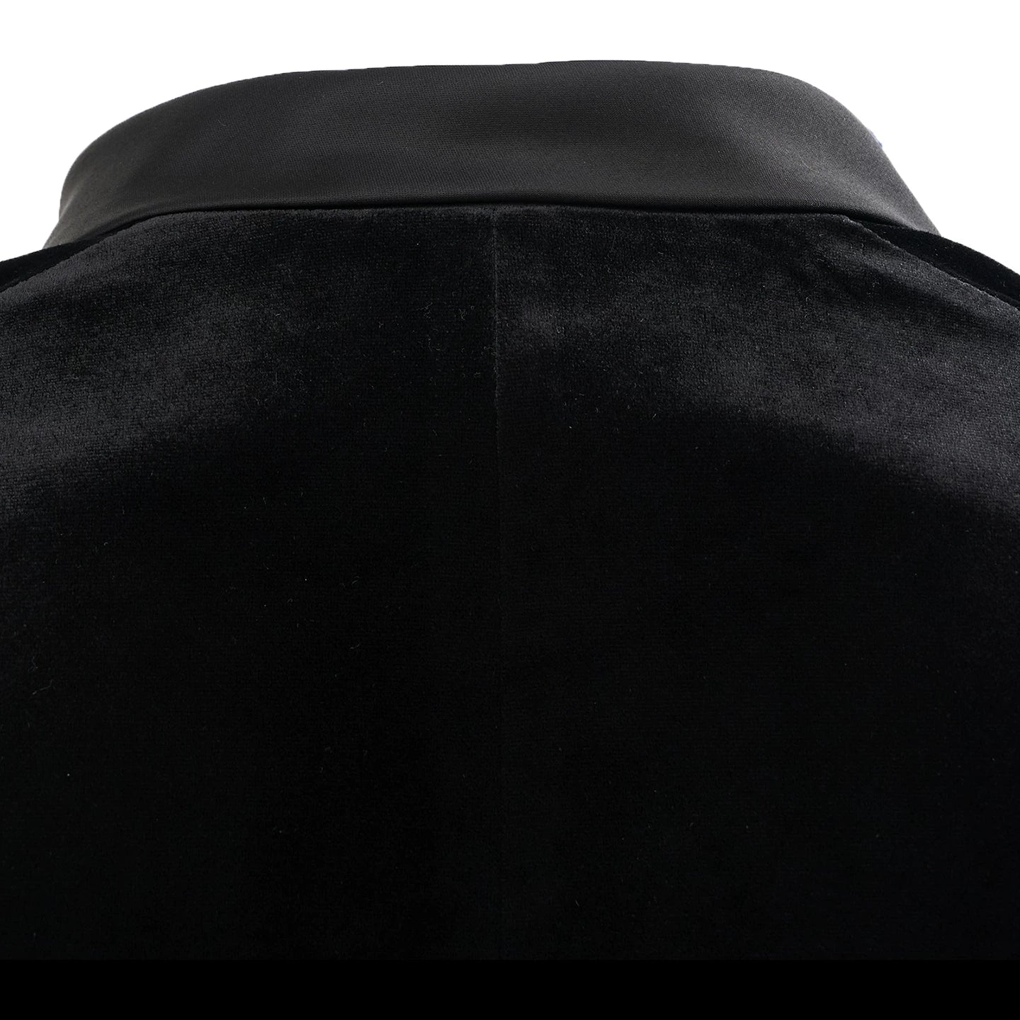 Custom Men's Black Velvet Latin Ballroom Dance Coats Double-breasted  Lapel Collar Competition Blazer