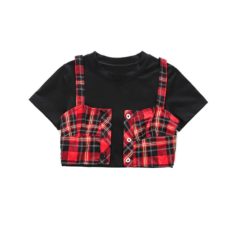 Girls jazz hip-hop jazz street costume stage performance model fashion catwalk fashion outfits for kids - Moderndancedress.com