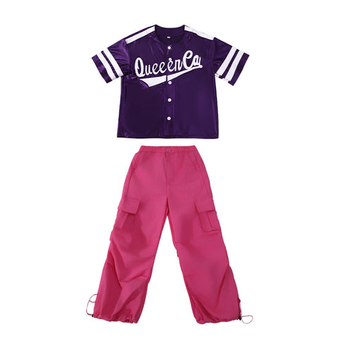 Children's Jazz Hip Hop Jazz Dance Costume Children Hip-Hop Trendy Girls Jazz Costume - Moderndancedress.com