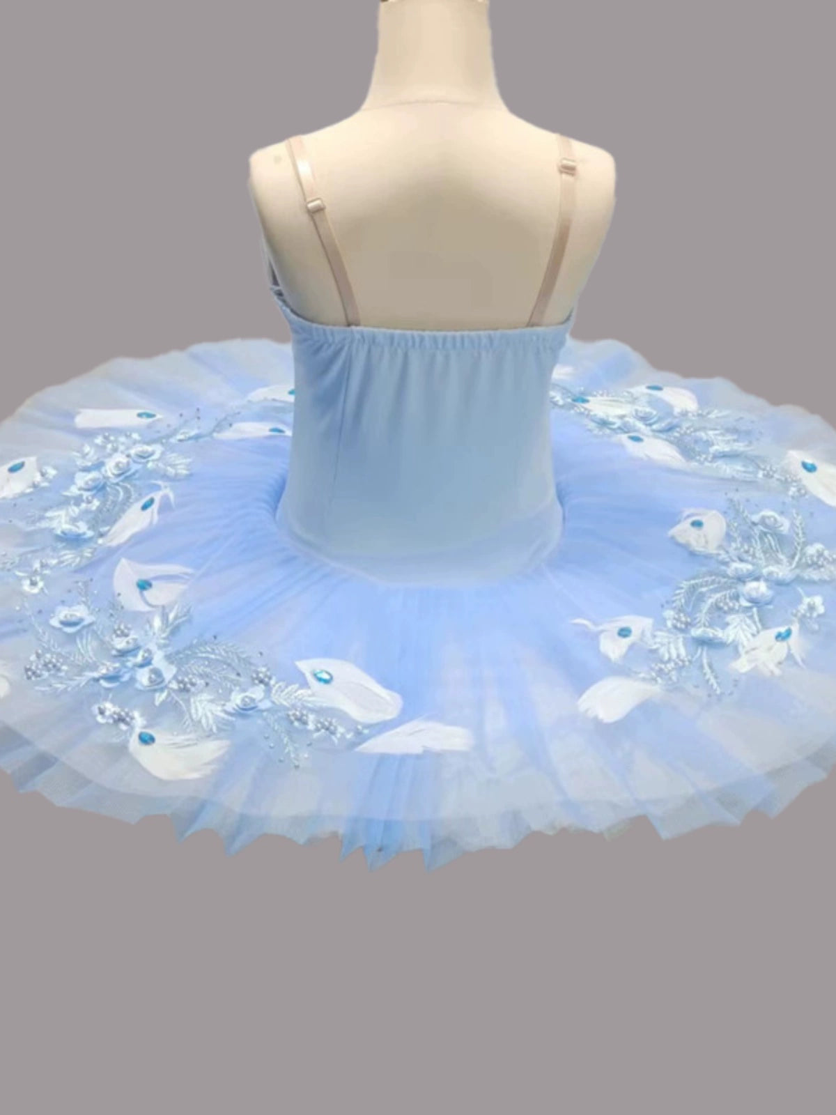 Professional Light blue feather ballerina ballet dance dresses for girls kids tutu skirts bluebird tutu performance leotard costumes Moderndancedress.com Professional Light blue feather ballerina ballet dance dresses for girls kids tutu skirts bluebird tutu performance leotard costumes Moderndancedress.com