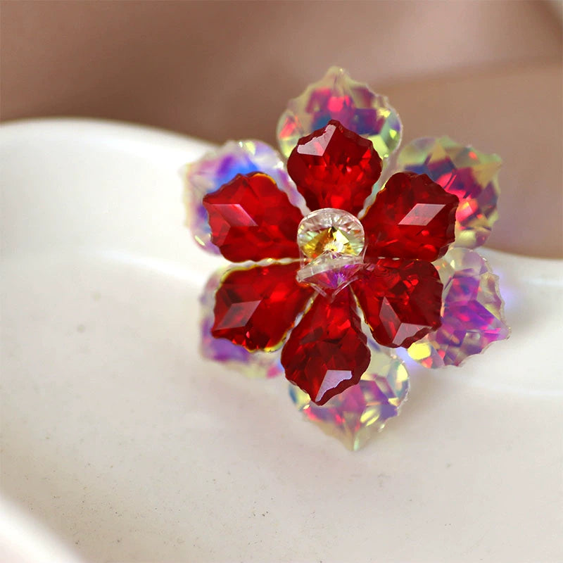 DIY dance clothes headdress bling gemstones flowers bling rhinestone for bag shoes  wedding party clothes jewelry accessories size 5cm - Moderndancedress.com