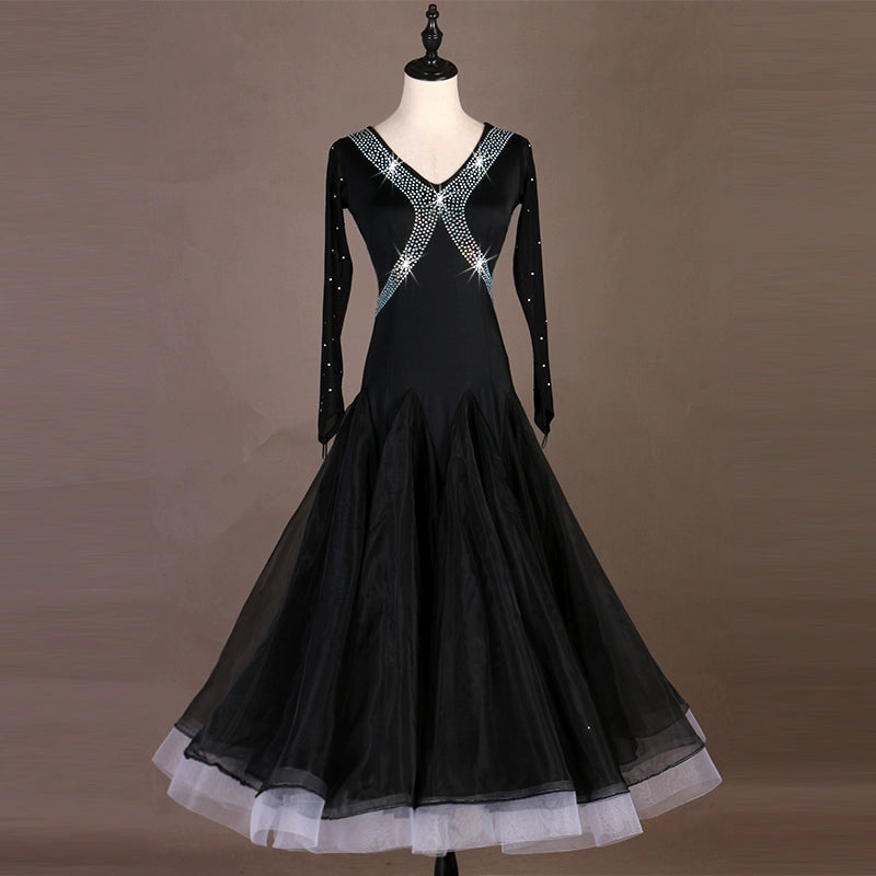 Ballroom Dance Dresses Performing Dresses for the Waltz Ballroom Dance Contest - Moderndancedress.com