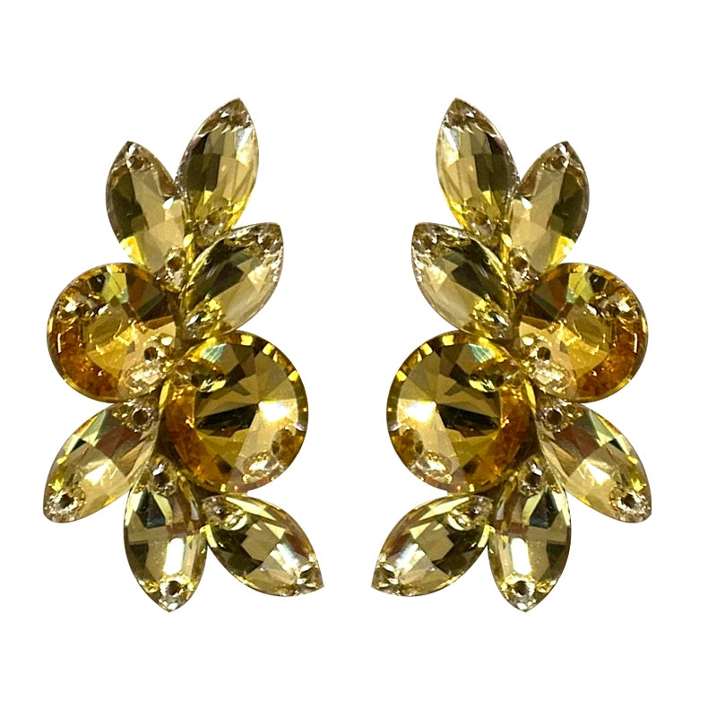 Rhinestones Dance  Earrings for Women  Modern Latin Ballroom Tango Salsa Dance Competition Ear Accessories