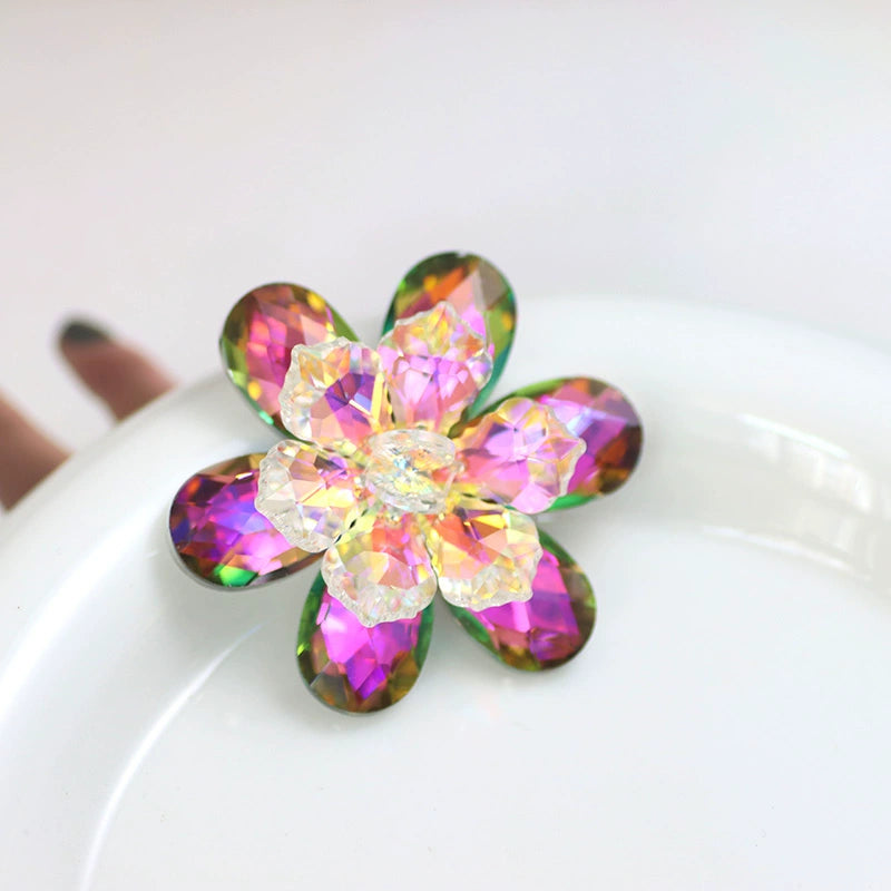 DIY dance clothes headdress bling gemstones flowers bling rhinestone for bag shoes  wedding party clothes jewelry accessories size 5cm - Moderndancedress.com