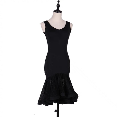 Latin Dance Dresses Modern Dance Skirt Waltz Ballroom Waltz Group Dance Skirt - Moderndancedress.com