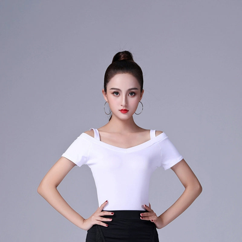Latin International Dance Costume Adult Female Gongfu Dance Costume Modern Dance Costume Female Top - Moderndancedress.com
