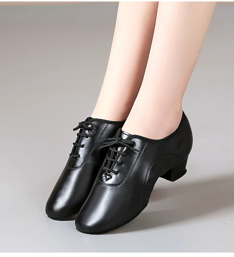 Black Boys Latin Shoes Kids Latin Dance Shoes Modern Dance Shoes