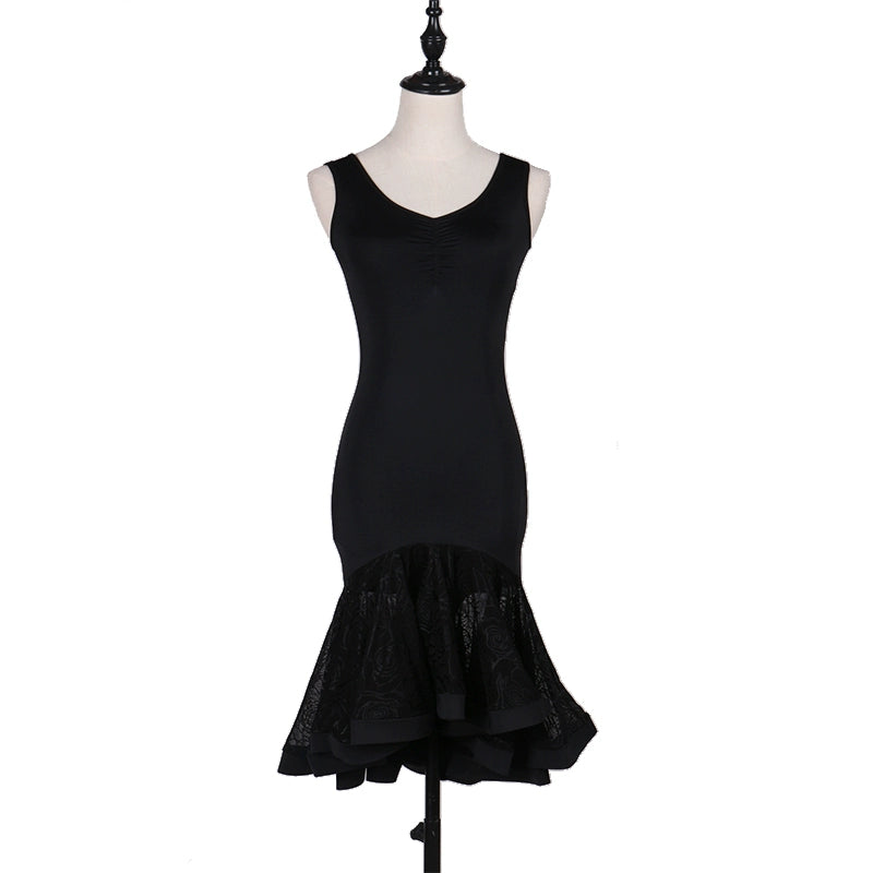 Latin Dance Dresses Modern Dance Skirt Waltz Ballroom Waltz Group Dance Skirt - Moderndancedress.com