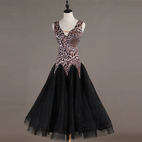 Ballroom Dance Dresses Professional Arts Examination Grade Modern Dance Dress Waltz Group Dance Competition Costume - Moderndancedress.com