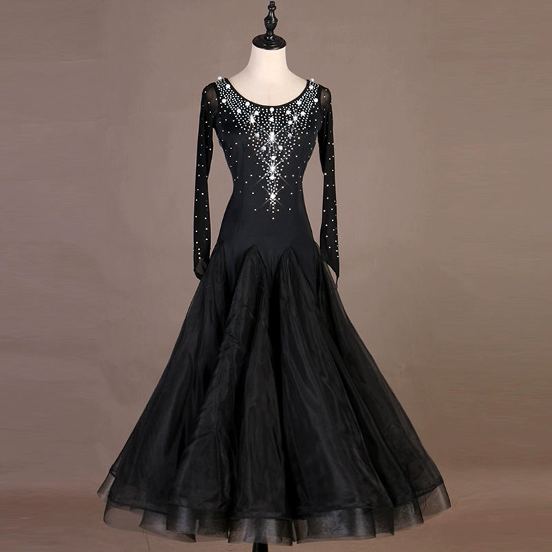 Ballroom Dance Dresses Modern Skirt, National Standard Dance Dress, - Moderndancedress.com