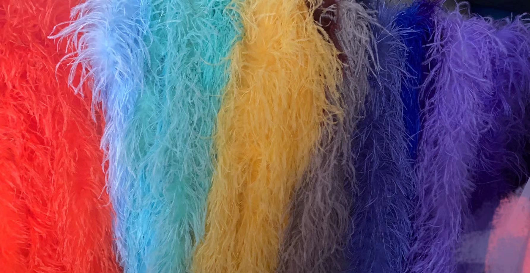 Custom Size Blue Feather Competition Latin Dance Dresses for Women Girls Blackpool Dance Wear - Moderndancedress.com