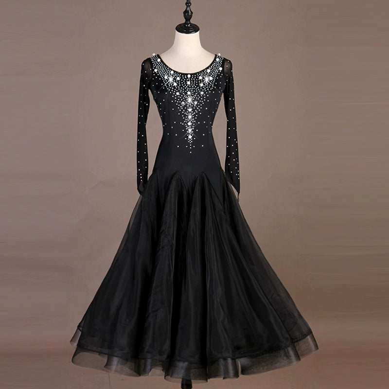 Ballroom Dance Dresses Modern Skirt, National Standard Dance Dress,