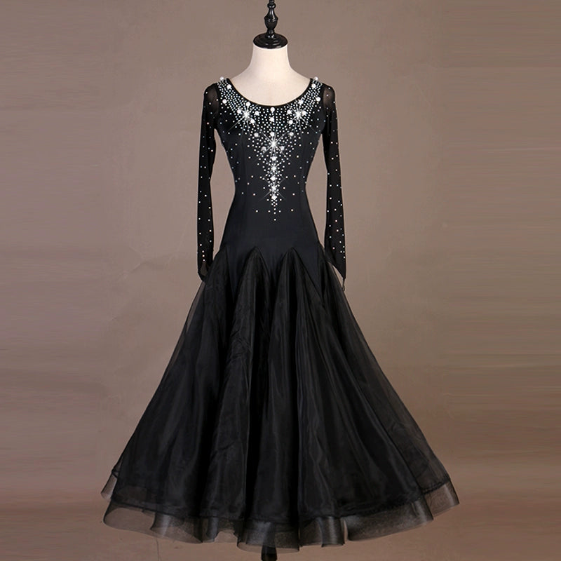Ballroom Dance Dresses Modern Skirt, National Standard Dance Dress, - Moderndancedress.com