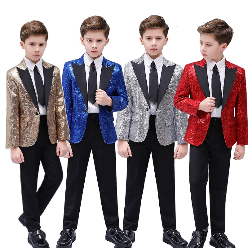 Boys Jazz Dance Costumes dancing piano performances, boys handsome hosting colorful shiny performances, flower children&amp;apos;s dresses - Moderndancedress.com