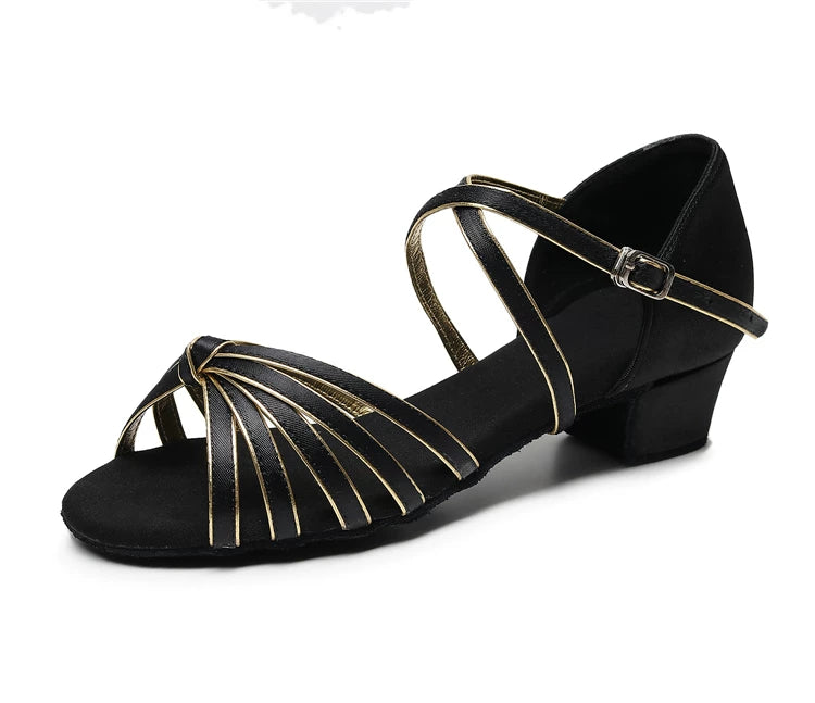 Kids Ballroom Latin Dance Shoes Soft Soles Girls Stage Dancing Sandals