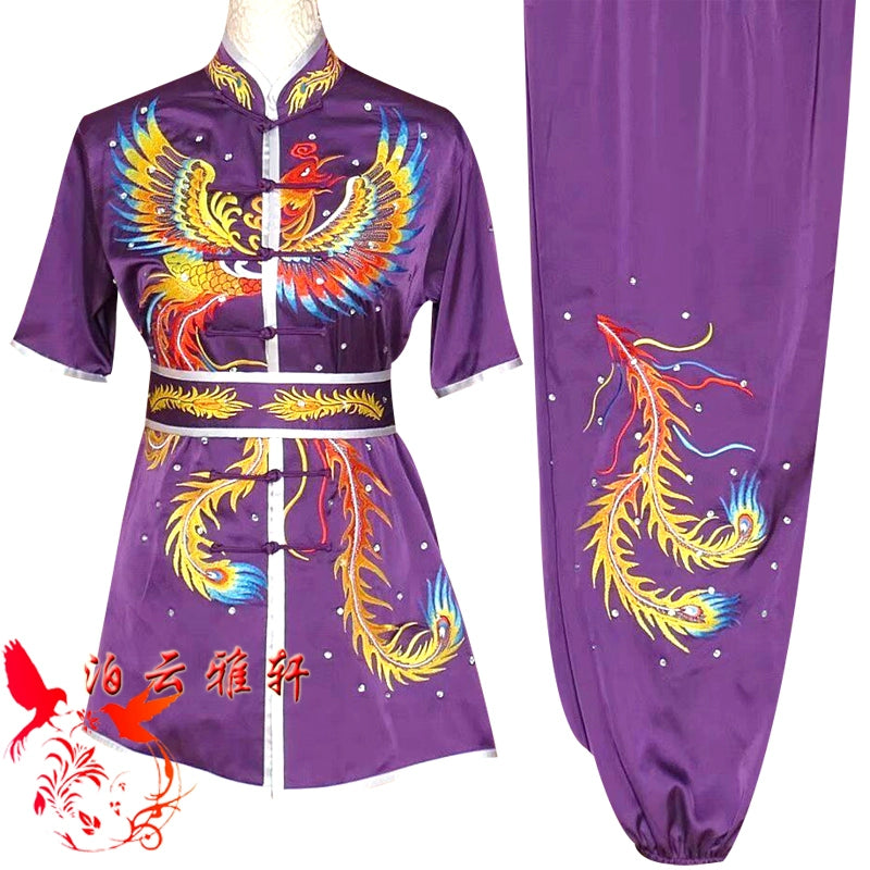 Martial Arts Clothes  Kungfu clothes Short sleeve Wushu costume Wushu performance clothes Long Boxing competition clothes Children performance clothes Mantis Boxing color clothes