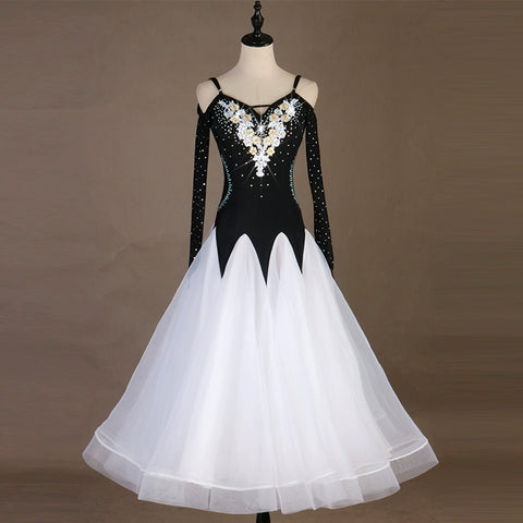 Ballroom Dance Dresses Waltz Show Dresses for Modern Dance Competition Dresses for National Standard Dance Dresses - 