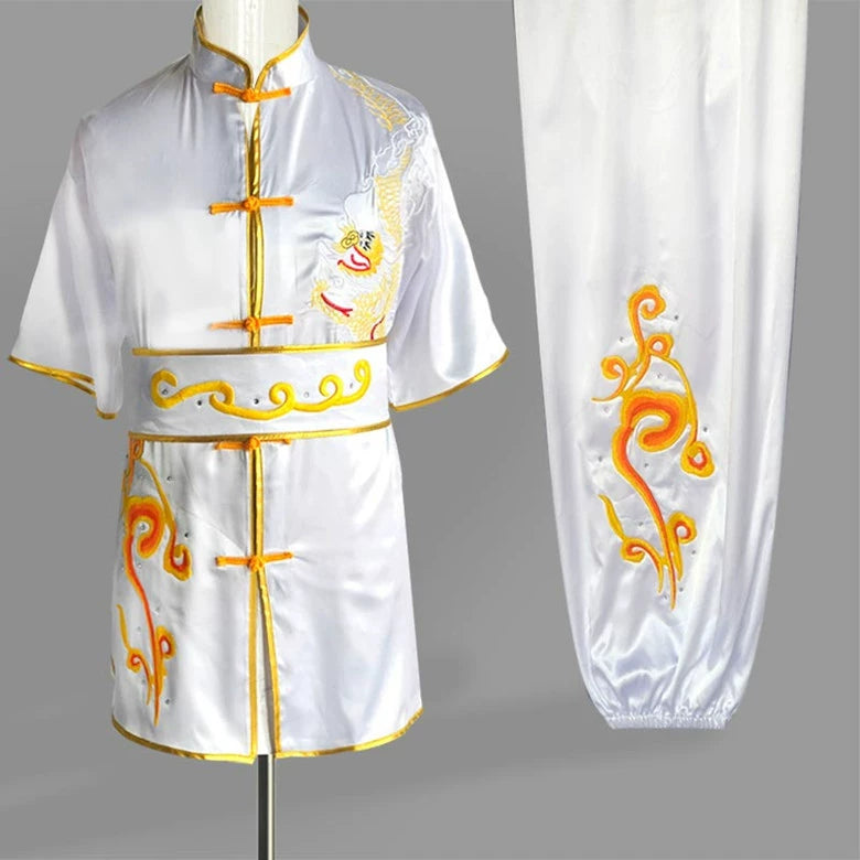 Martial Arts Clothes Kungfu clothes Wushu embroidery dragon men women long sleeve short sleeve long fist Nanquan exercise children Tai Chi competition performance Costume