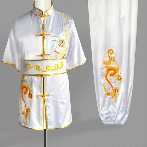 Martial Arts Clothes  Kungfu clothes Wushu costume embroidery dragon men and women long sleeve short sleeve long fist Nanquan exercise costume children Tai Chi costume competition performance Costume