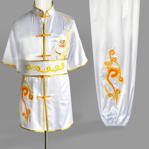 Martial Arts Clothes Kungfu clothes Wushu embroidery dragon men women long sleeve short sleeve long fist Nanquan exercise children Tai Chi competition performance Costume