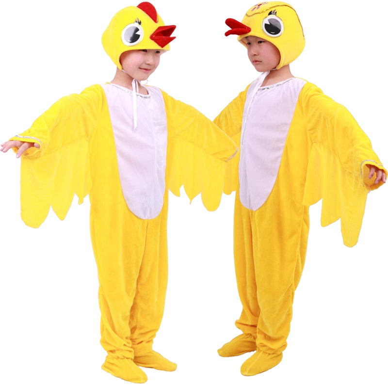 Children Chicken Animal Performance Costume Duckling Performance Costume Kindergarten Boys and Girls&amp;apos;Chicken and Duckling Dance Costume - Moderndancedress.com
