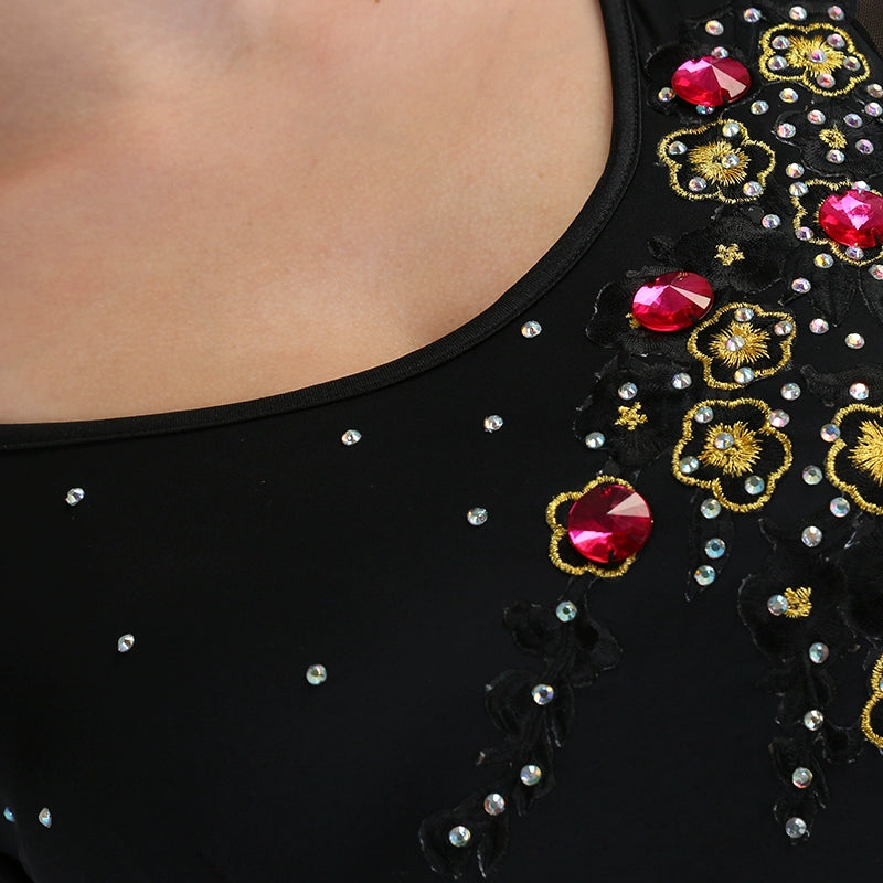 Ballroom Dance Dresses Modern Dance Skirt Performance Competition National Ballroom Ballroom Dancing Big Swing Dress Waltz Ballroom Waltz - Moderndancedress.com