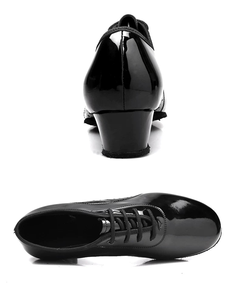 Black Boys Latin Shoes Kids Latin Dance Shoes Modern Dance Shoes