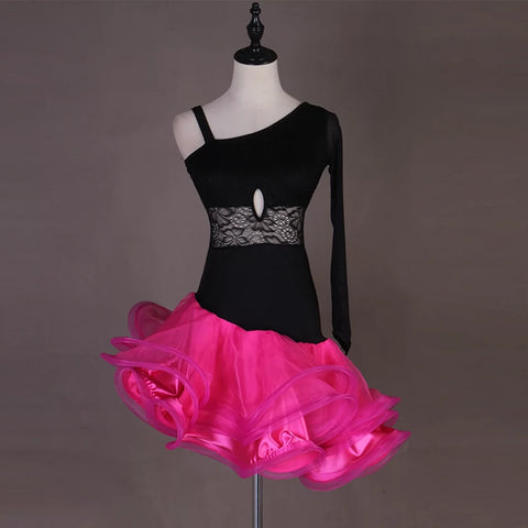 Sexy Latin Dance Dress Major Skirt Latin Dance Costume Customizable for women