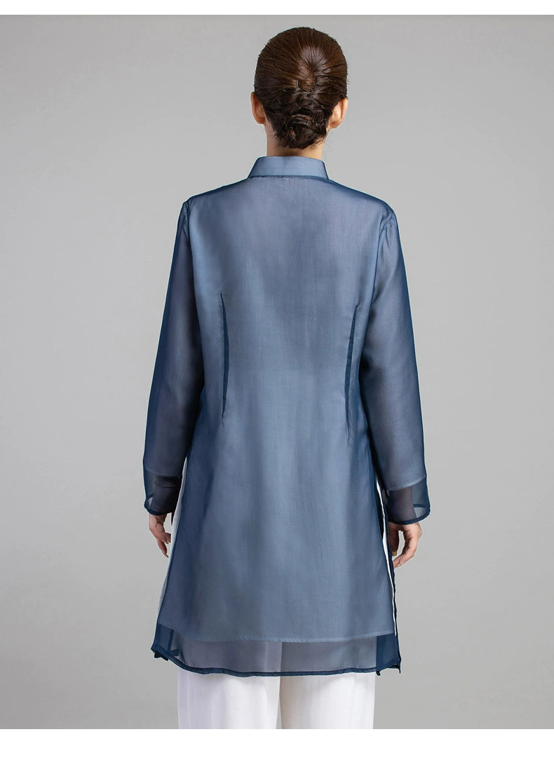 Tai Chi Clothing for Women Men Baduanjin Wushu Martial Practice Clothing Chinese Kung Fu Uniforms for Female - Moderndancedress.com
