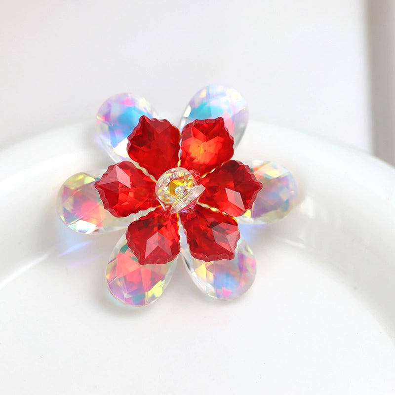 DIY dance clothes headdress bling gemstones flowers bling rhinestone for bag shoes  wedding party clothes jewelry accessories size 5cm - Moderndancedress.com