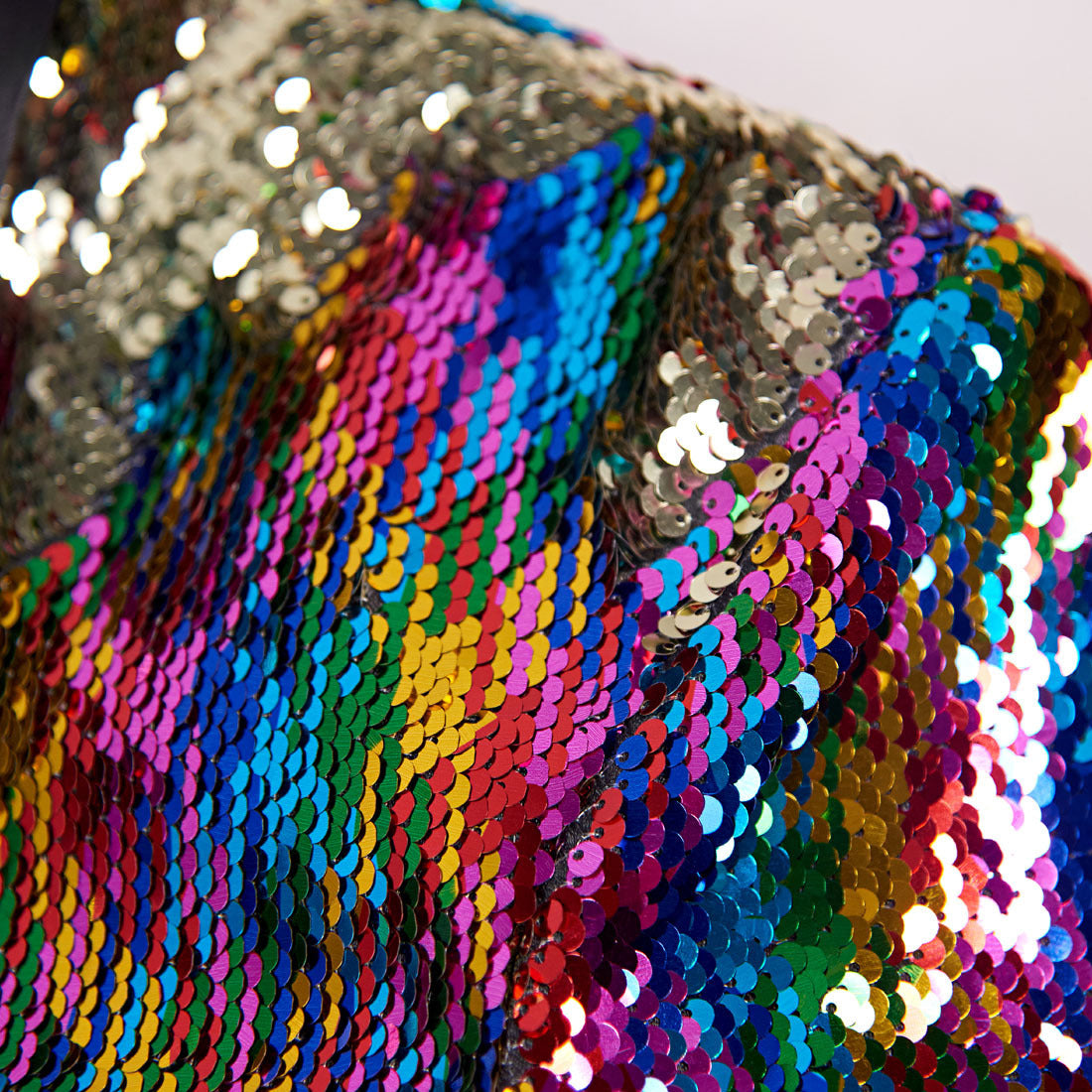 Men's Jazz Dance Costumes Colorful Gold Sequins Performance Blazers Bar Nightclub Dancers Coats for Man - Moderndancedress.com