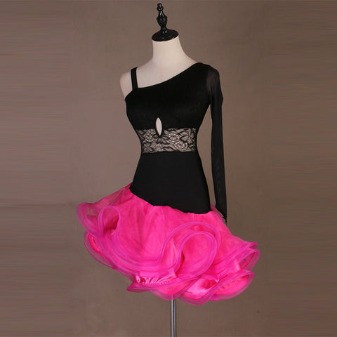 Sexy Latin Dance Dress Major Skirt Latin Dance Costume Customizable for women