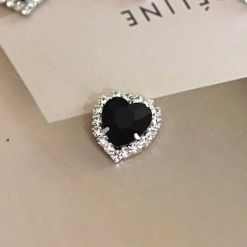 1pcs DIY heart rhinestones for headdress dance costumes wedding dresses shoes bag jewelry accessories hand sew gemstones - Moderndancedress.com