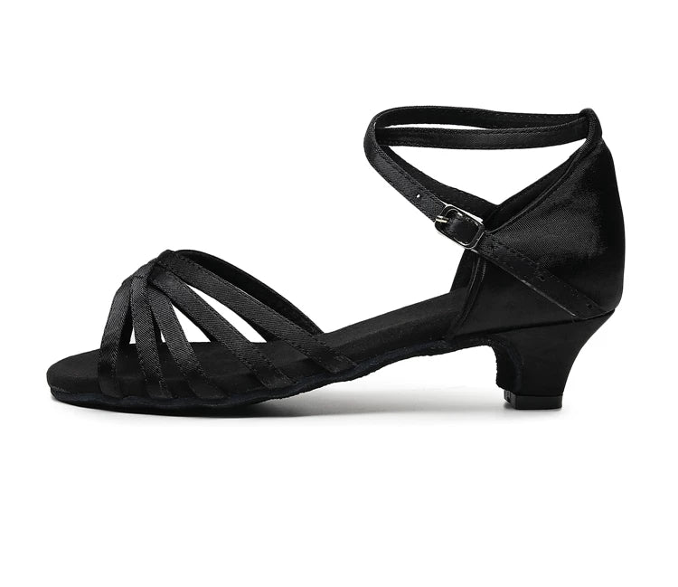 Kids Ballroom Latin Dance Shoes Soft Soles Girls Stage Dancing Sandals