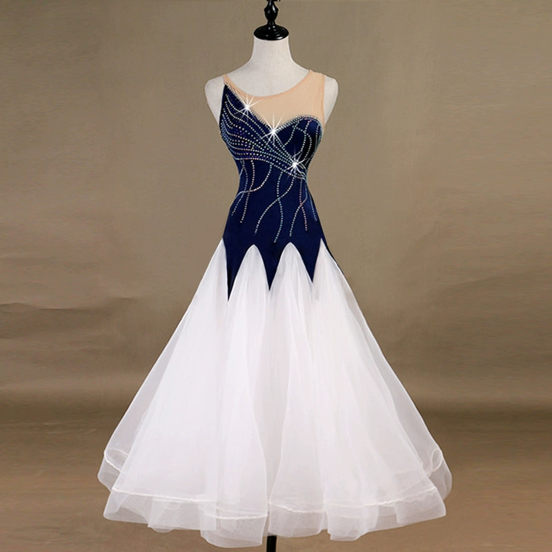 Ballroom Dance Dresses modern group dance competition dress for adult national standard dance dress can be customized