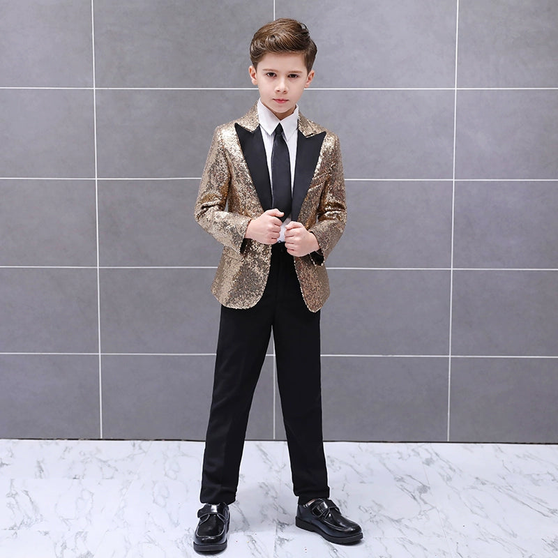 Boys Jazz Dance Costumes dancing piano performances, boys handsome hosting colorful shiny performances, flower children&amp;apos;s dresses - Moderndancedress.com