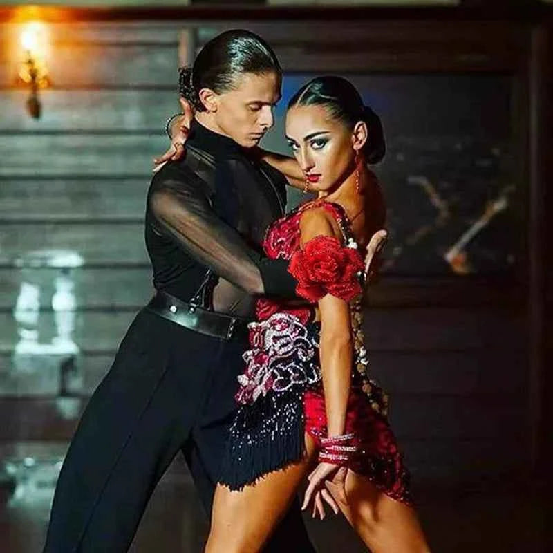 Latin Ballroom Dance Head Piece Stage Performance Dance  Accessories for Women Girls Head Flower Hairpin Blackpool Dance Rose Armband