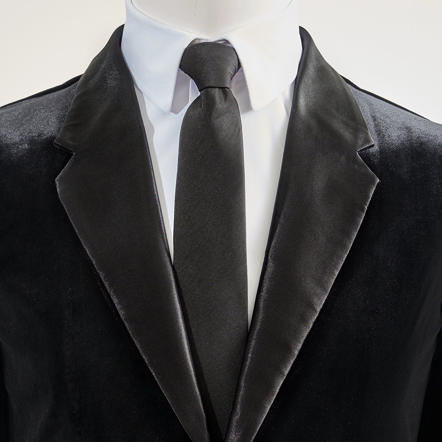 Custom Size Men's Ballroom Latin Dance Blazers Youth Waltz Tango Dance Lapel Collar Coats Elastic Velvet Jacket One Layer