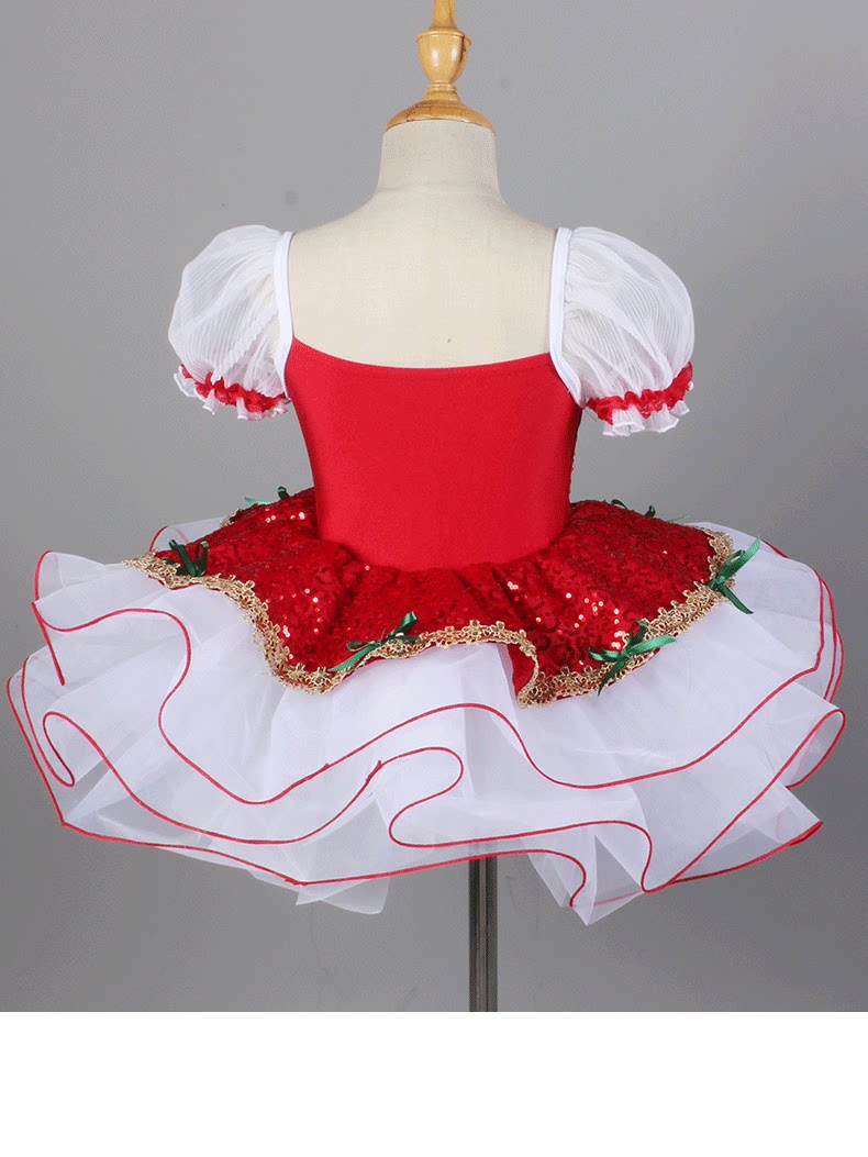 Girls Christmas Corset Ballet Tutu Dress - Nutcracker Doll Jazz Party Dance Costume