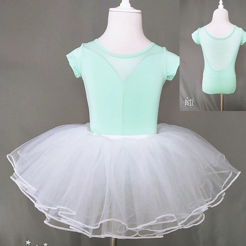 Girls Ballet Dance Dresses children's dance clothes girls' short sleeve training clothes ballet dancing clothes girls' gymnastics clothes - Moderndancedress.com