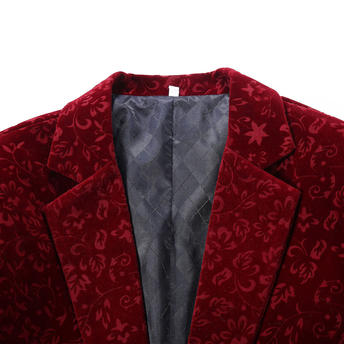 Men's Jazz Dance Wine Red Blazers Wedding Party Dress Suit Choir Singer Pianist Performance Jacket Wedding Party Groom Photos Shooting Formal Suit - Moderndancedress.com