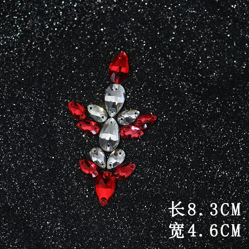 Handmade Latin Ballroom Dance Headdress for women girls bling Performance head piece Headgear Shiny Hair Accessories - Moderndancedress.com