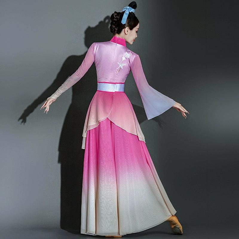 Pink Chinese folk Classical dance costumes for women girls princess fairy hanfu fan umbrella dance dresses Han Tang ancient style suit Moderndancedress.com Pink Chinese folk Classical dance costumes for women girls princess fairy hanfu fan umbrella dance dresses Han Tang ancient style suit Moderndancedress.com