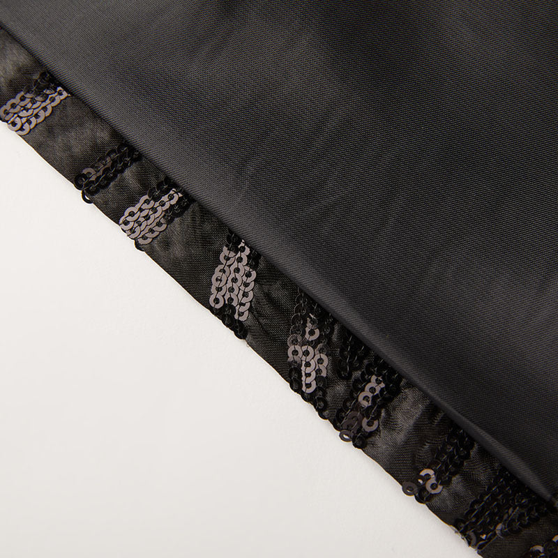 Men's Youth Fashion Black Sequins Jazz Dance Blazers Concert Music Production Band Performance Coats Carnival Party Singer Host Annual Meeting Performance Suit for Man - Moderndancedress.com